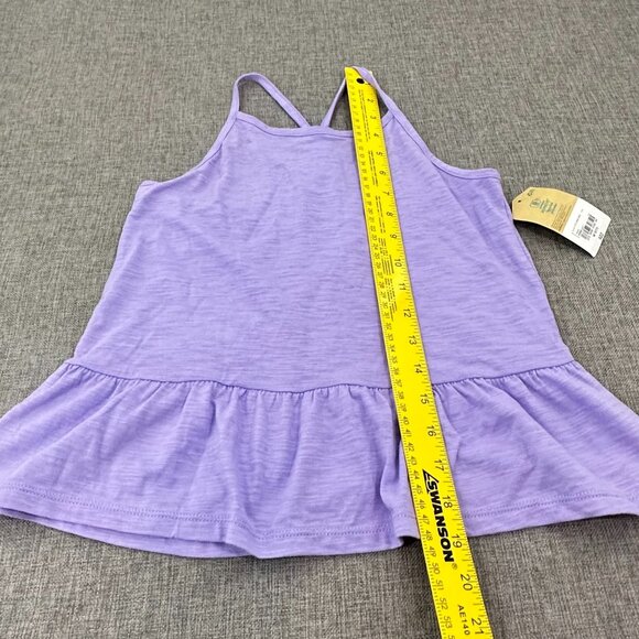 NEW! Thereabouts Kids‎ Girls Cute Tank Top Lily M10/12 Pleated Polyester MSRP$22 - Picture 4 of 8